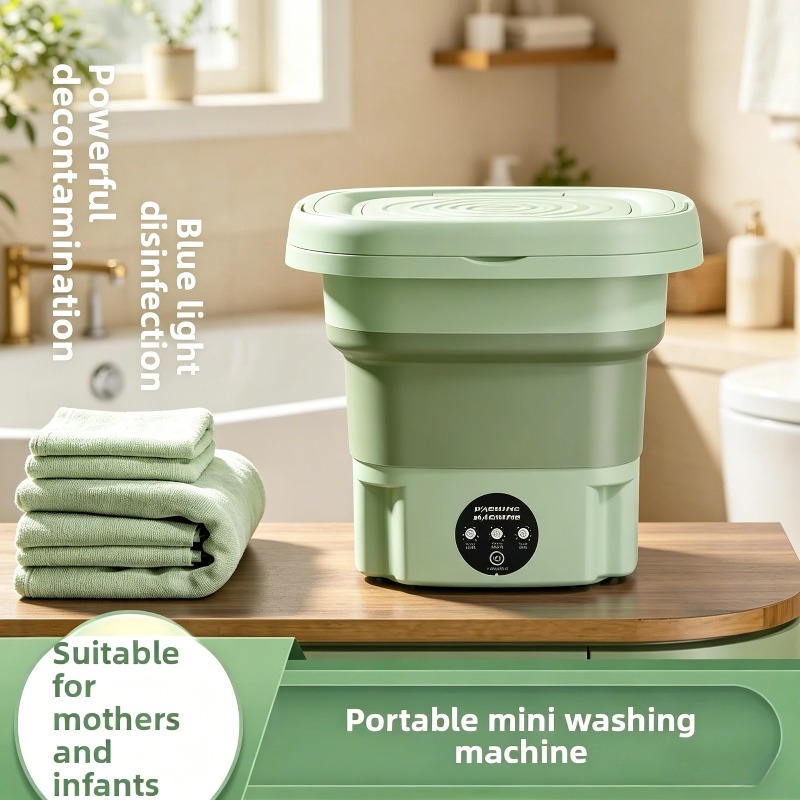 Baby Clothing Washing Machine - Portable Folding Mini Washing Machine with