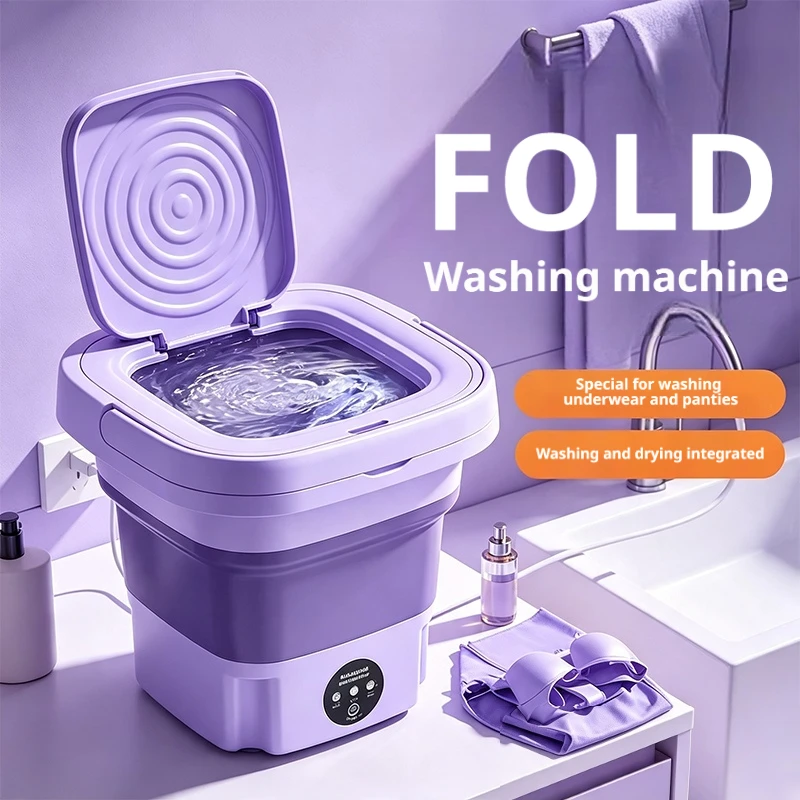 Baby Clothing Washing Machine - 9L Collapsible Foldable Mini Washing Machine