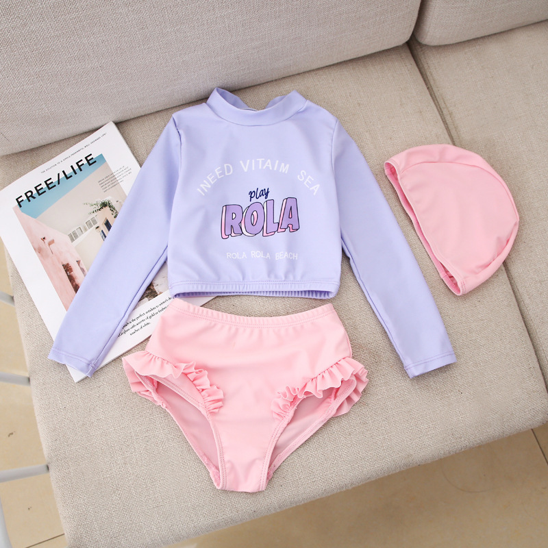 Baby Clothing Essentials - Children Clothes Girl Split Swimsuit Spring