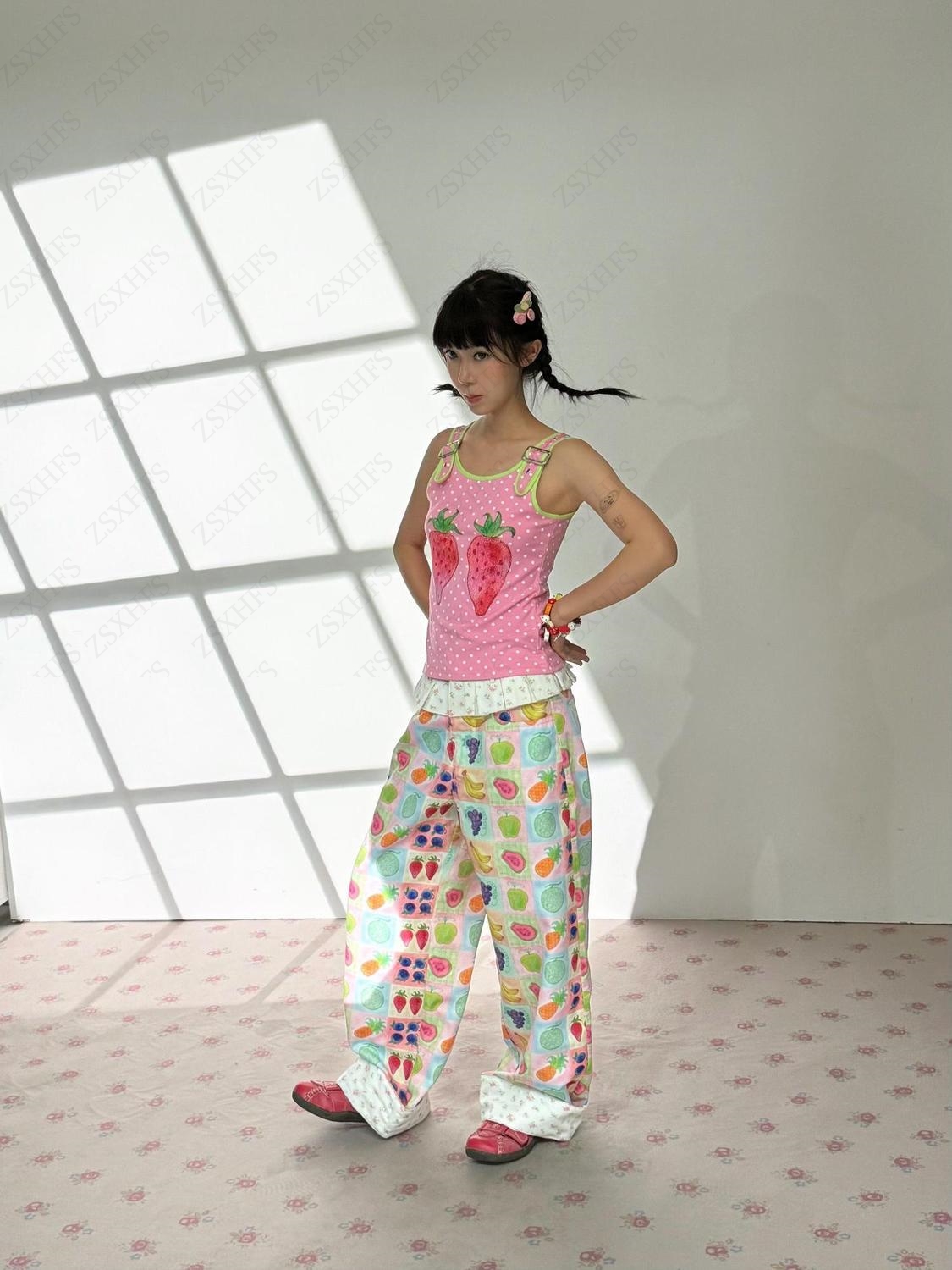 Pink crop Top Y2k Women clothi - Baby Clothing Korea recension och pris
