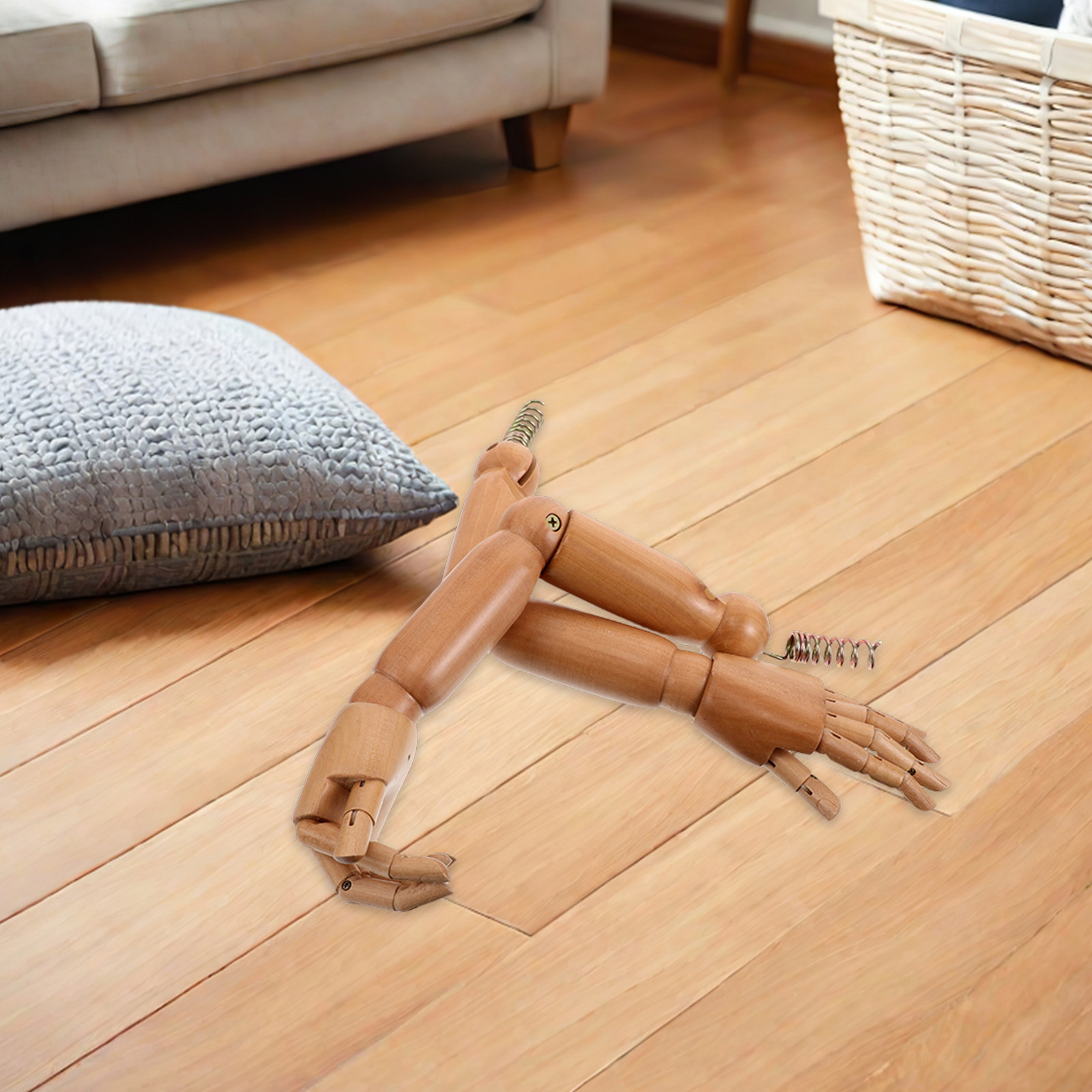 1Pair Poseable Wooden Mannequi - Baby Clothing Display recension och pris