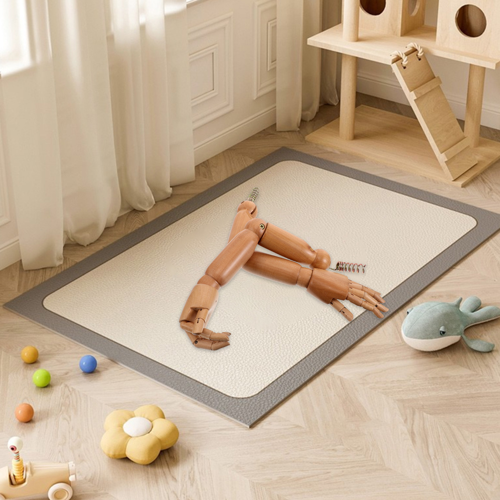 1Pair Poseable Wooden Mannequi - Baby Clothing Display recension och pris
