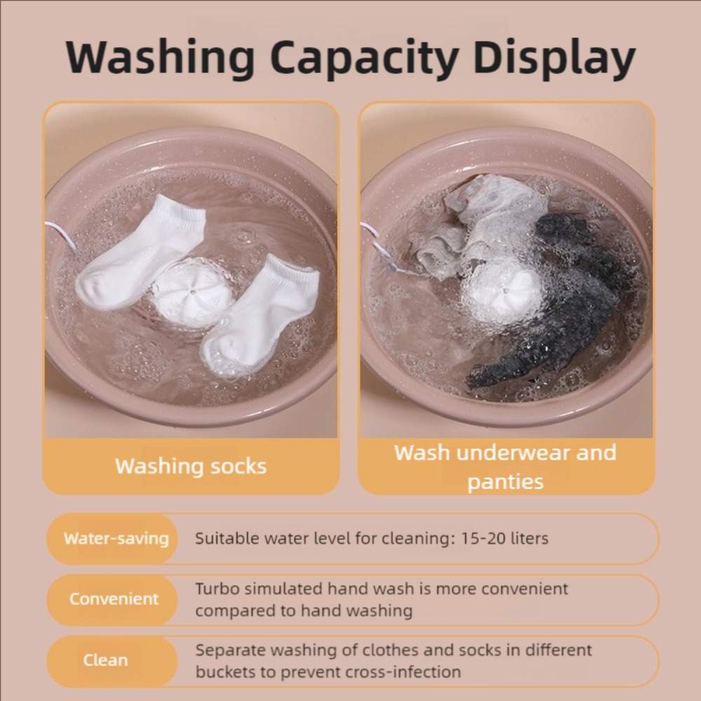 60W Mini Washing Machine Porta - Baby Clothing Washing Machine recension och pris