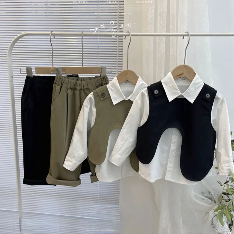 3 PCS Set Spring Boy Clothing  - Baby Clothing Korea recension och pris