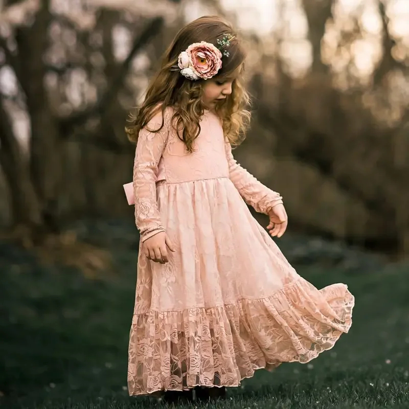 2026 Prince Girls Lace Dresses - Baby Clothing Korea recension och pris