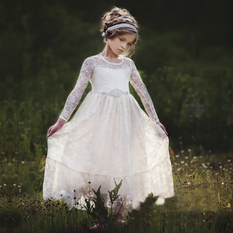 2026 Prince Girls Lace Dresses - Baby Clothing Korea recension och pris