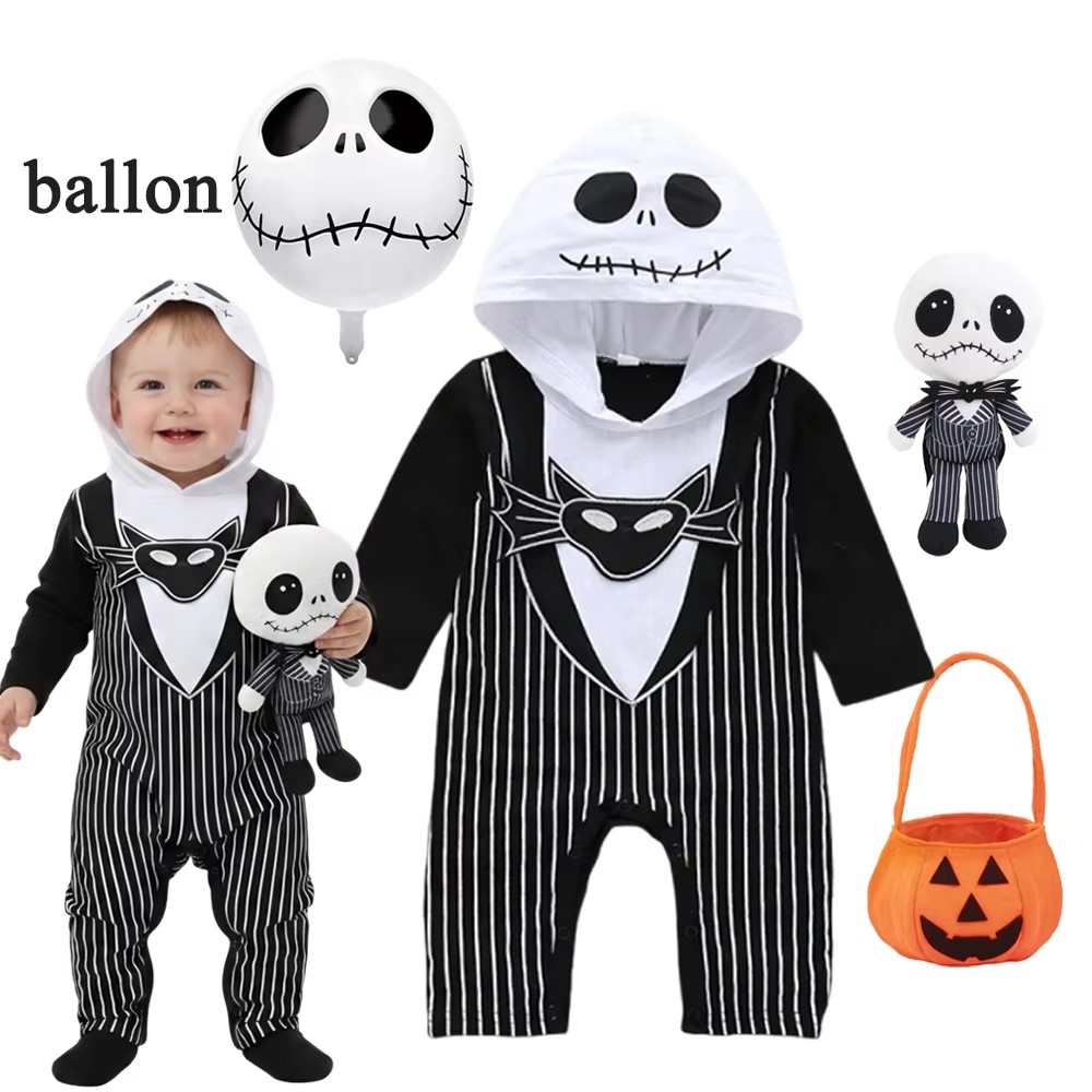 Baby Boys Hooded Romper Hallow - Baby Clothing Newborn recension och pris