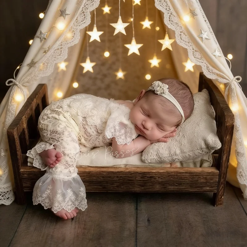 Lace Bell Bottom Onesie 1 Set  - Baby Clothing Country recension och pris