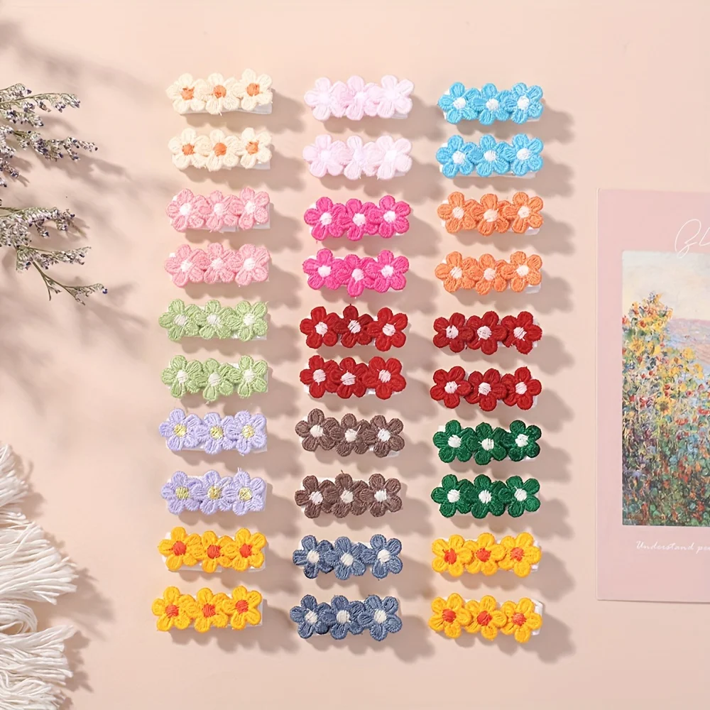 10Pcs/Set Baby Mini Flower Hai - Newborn Gift Set recension och pris