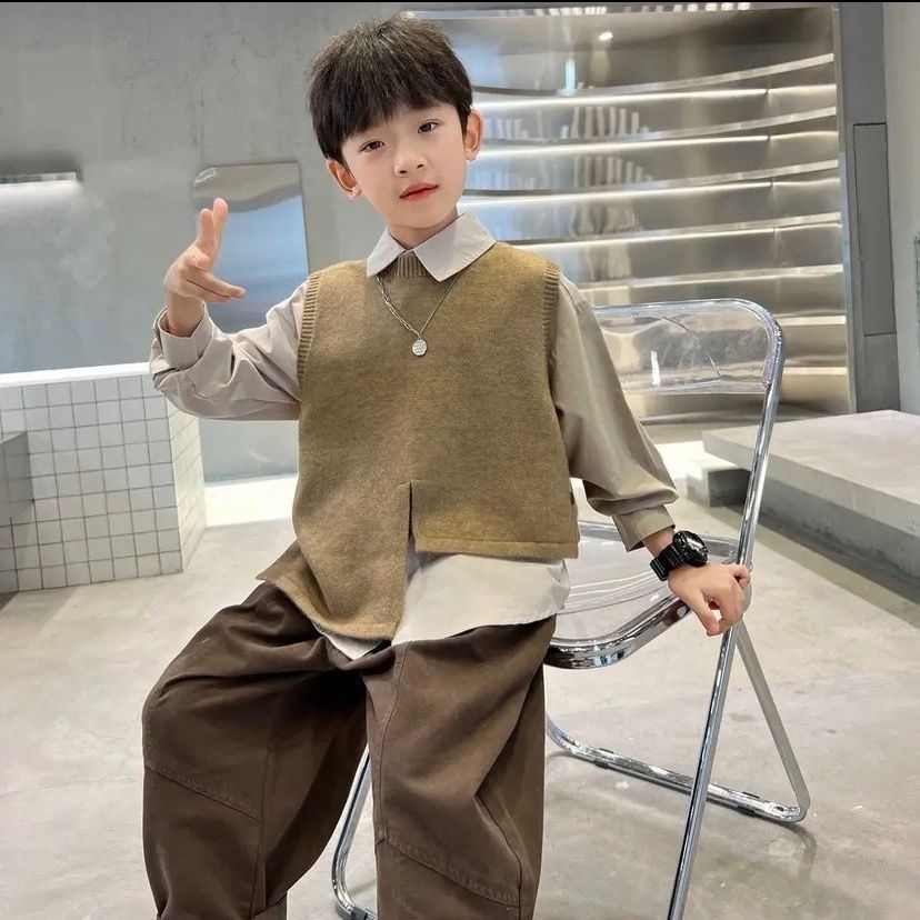 3 PCS set Spring Autumn Boy Cl - Baby Clothing Korea recension och pris