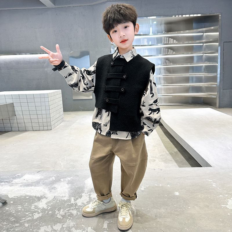 3 PCS set Spring Autumn Boy Cl - Baby Clothing Korea recension och pris