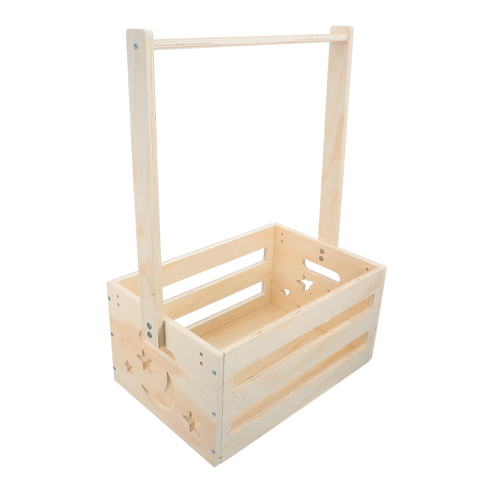 Portable Wood Laundry Hamper B - Baby Clothing Keepsake recension och pris