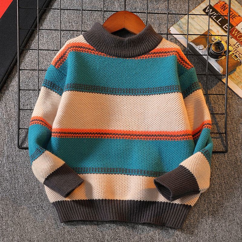 Boys Knitted Sweater New Winte - Baby Clothing Jumper recension och pris