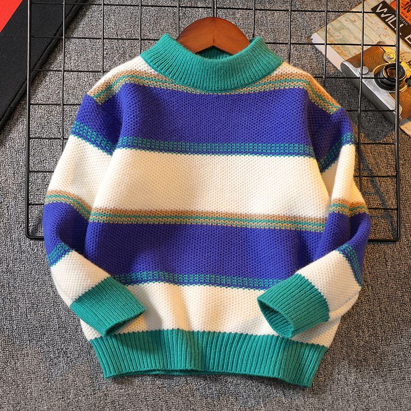 Boys Knitted Sweater New Winte - Baby Clothing Jumper recension och pris
